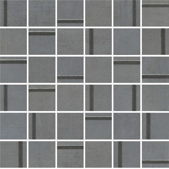 KERAMA MARAZZI MM13131 Декор Гварди 1 мозаичный синий матовый обрезной 30x30x0,9