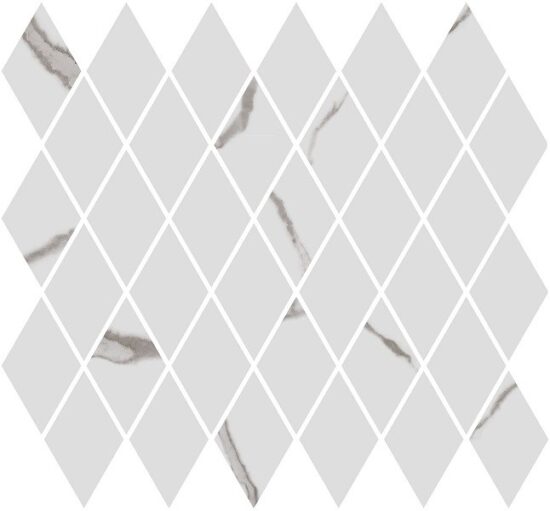 KERAMA MARAZZI T054/48022 Декор Монте Тиберио мозаичный белый глянцевый 37,5x35x1