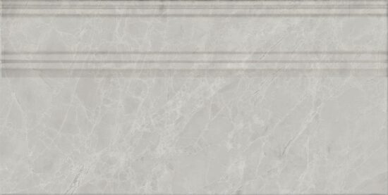 KERAMA MARAZZI FME027R Плинтус Риальто серый светлый глянцевый обрезной 20x40x1,6