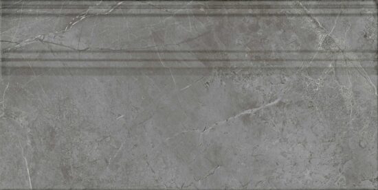 KERAMA MARAZZI FME031R Плинтус Риальто серый тёмный глянцевый обрезной 20x40x1,6
