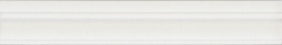 KERAMA MARAZZI BLC040R Бордюр Багет Флориан белый матовый обрезной 30x5x1,9