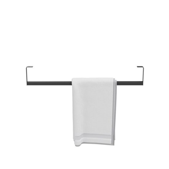 KERAMA MARAZZI LO.trl.70BLK.M Держатель для полотенец к раковинам LOGICA 70 с крепежом, черный матовый