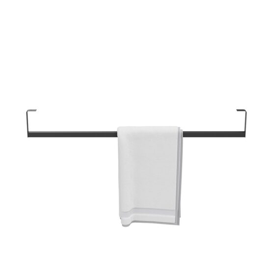 KERAMA MARAZZI LO.trl.90BLK.M Держатель для полотенец к раковинам LOGICA 90 с крепежом, черный матовый