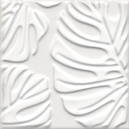 KERAMA MARAZZI KMD2SFC001BN Декор Агдаль 2 белый матовый структура 15x15x0,9