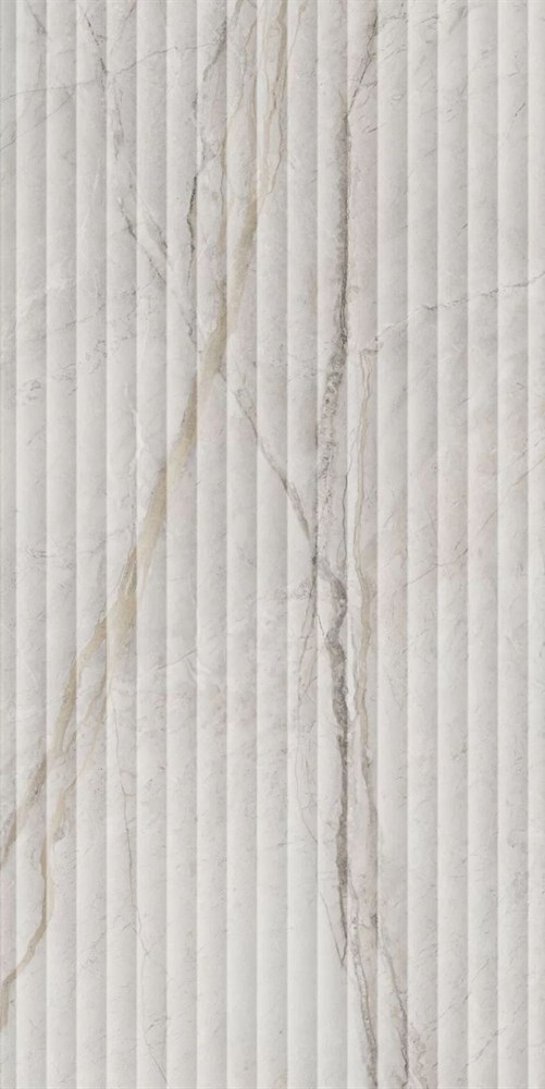 KERAMA MARAZZI KM6012B0110R Ифран серый светлый глянцевый структура обрезной 60x119,5x1