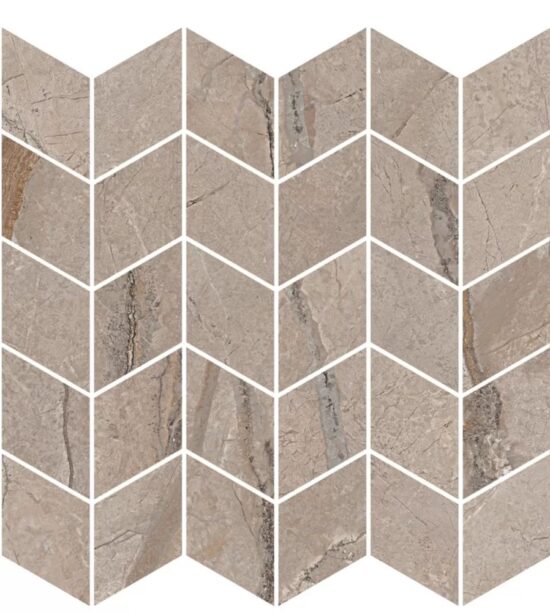 KERAMA MARAZZI KMD2MSM014BR Декор Ифран мозаичный бежевый светлый глянцевый обрезной 30x31,2x0,9