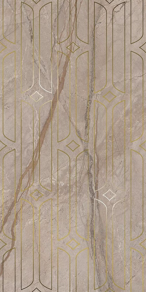 KERAMA MARAZZI KMD3STA071BR Декор Ифран бежевый светлый глянцевый обрезной 60x119,5x0,9