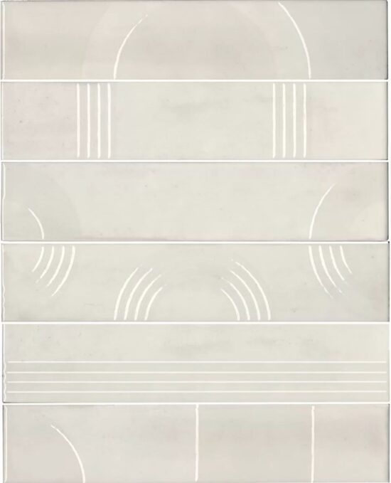 KERAMA MARAZZI KMP3STA001RN6X Панно Мажорель белый глянцевый (из 6 частей 6х28,5) 36x28,5x1