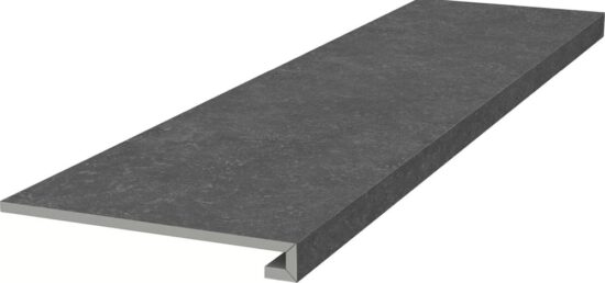 KERAMA MARAZZI KM6012G0141RGCF Ступень фронтальная клееная Касабланка HP антрацит матовый обрезной 33x119,5x0,9