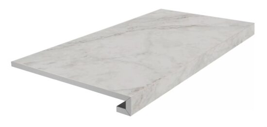 KERAMA MARAZZI KM6060G0321RGCF Ступень фронтальная клееная Тубкаль белый матовый обрезной 33x60x0,9