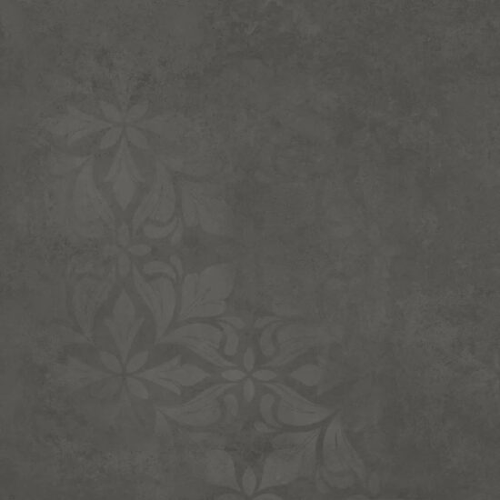 KERAMA MARAZZI KM4040G0091N Хадду серый тёмный матовый декорированный 40,2x40,2x0,8