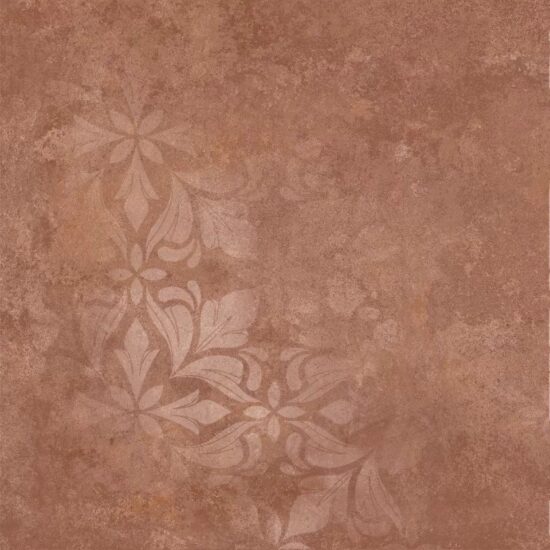 KERAMA MARAZZI KM4040G0071N Хадду красный матовый декорированный 40,2x40,2x0,8