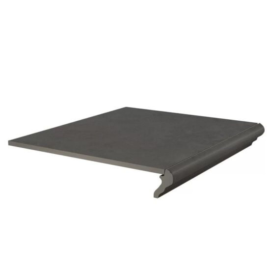 KERAMA MARAZZI KM4040G0041NGTF Ступень фронтальная Хадду серый тёмный матовый 40,2x34x0,8