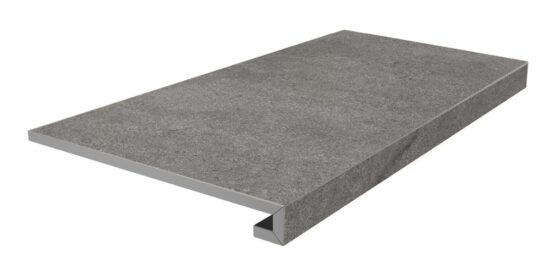 KERAMA MARAZZI KM8080G0051RGCF Ступень фронтальная клееная Портленд серый тёмный матовый обрезной 33x80x0,9