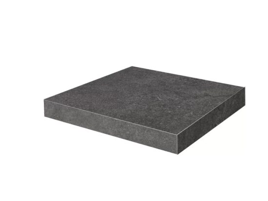 KERAMA MARAZZI KM8080G0061RGCA Ступень угловая клееная Портленд антрацит матовый обрезной 33x33x0,9