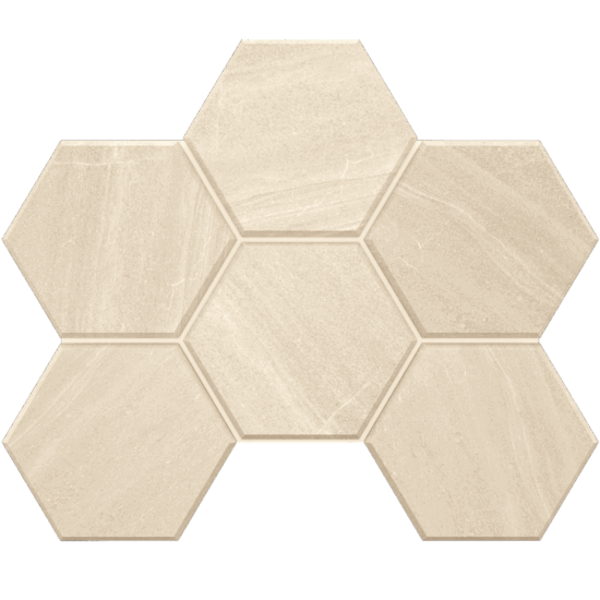 Мозаика GB01 Hexagon 25x28.5 непол.