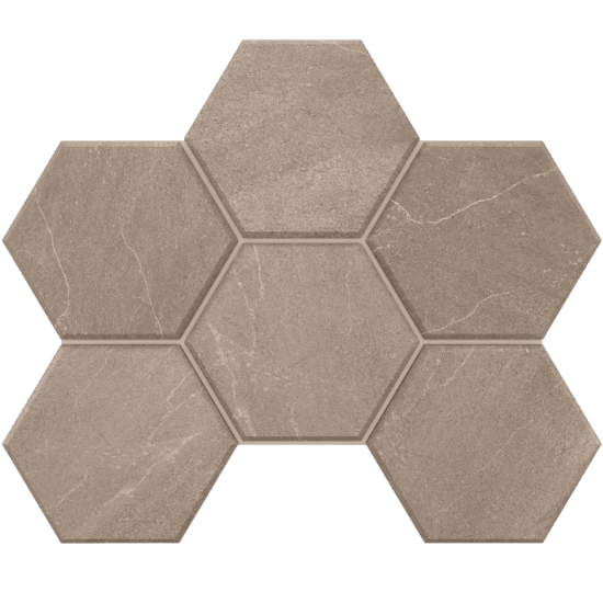Мозаика GB02 Hexagon 25x28.5 непол.