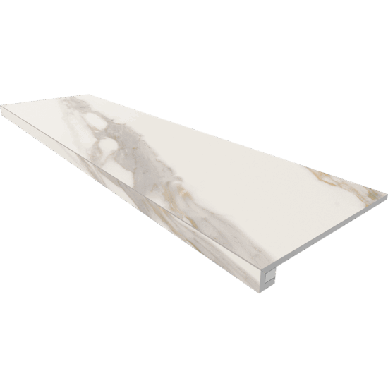 ™Estima® Комплект (Ступень RM01 (33x120) непол. (прямоугол. бортик) без насечек + Подступенок (14,5x120))